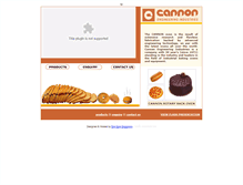 Tablet Screenshot of cannonovens.com